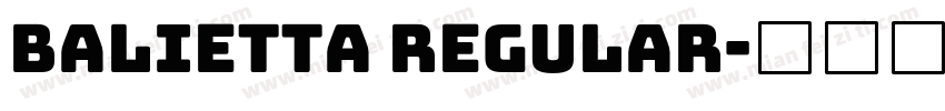 Balietta Regular字体转换